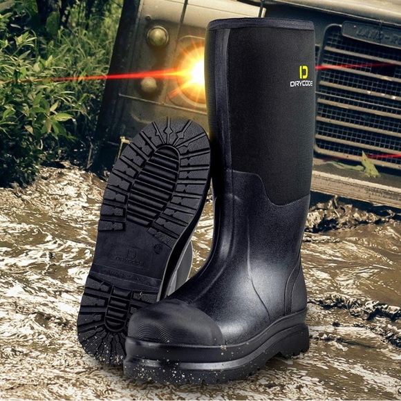 Men’s Waterproof Rubber Boots - Picture 1 of 7